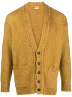 Massimo Alba cardigan en laine mélangée - Jaune