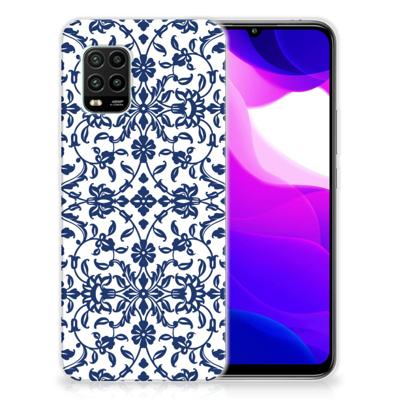 Xiaomi Mi 10 Lite TPU Case Flower Blue
