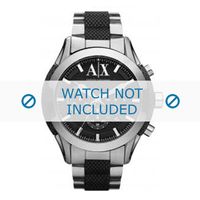 Horlogeband Armani AX1214 Staal 22mm - thumbnail