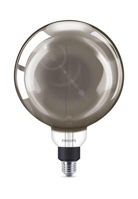 *Philips LED GIANT 25W E27 G200 200mm 4000K SMOKY Dimbaar