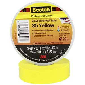 Scotch Scotch™ 35 SCOTCH35-19X20YE Isolatietape Scotch 35 Geel (l x b) 20 m x 19 mm 1 stuk(s)