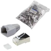 LogiLink MP0021 kabel-connector RJ45 Grijs, Transparant