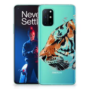 Hoesje maken OnePlus 8T Watercolor Tiger