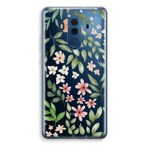 Botanical sweet flower heaven: Huawei Mate 10 Pro Transparant Hoesje