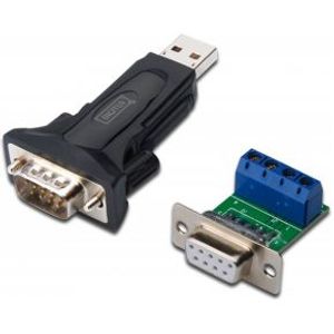 Digitus USB 2.0 - RS-485 Zwart