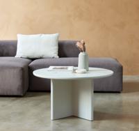 Salontafel Palma Greige MDF Ø80cm - Giga Living