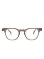 Garrett Leight lunettes de vue à monture d'inspiration wayfarer - Marron