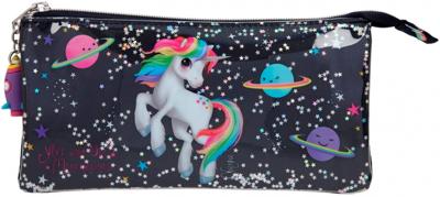 Ylvi & the Minimoomis etui Space 21 x 11 cm polyester zwart Ylvi & the Minimoomis etui Space 21 x 11 cm polyester zwart