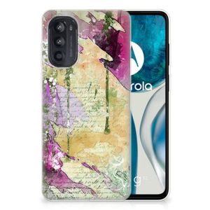 Hoesje maken Motorola Moto G52/G82 Letter Painting