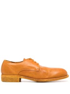 Guidi derbies en cuir - Orange