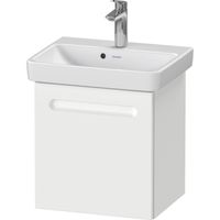 Wastafelonderkast Duravit No.1 Met 1 Deur Links 44x38.6x47.8cm Met Geïntegreerde Greep Mat Wit