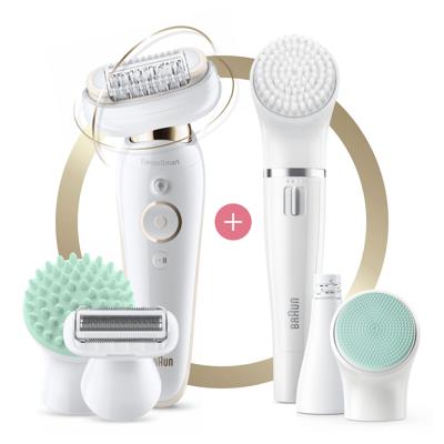 Braun Silk-épil 9 Flex 9-300 Beautyset - Epilator Met Flexibele Kop Voor Ontharen, Wit/Goud Braun Silk-épil 9 Flex 9-300 Beautyset - Epilator Met Flexibele Kop Voor Ontharen, Wit/Goud