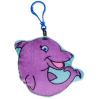 Lg-imports Sleutelhanger Dolfijn Junior 6 Cm Pluche Paars