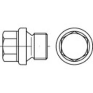 TOOLCRAFT TO-5449284 Sluitschroeven M16 Buitenzeskant DIN 910 Messing 25 stuk(s)