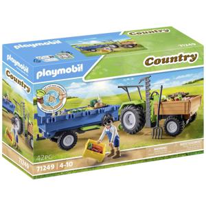 Playmobil Country Tractor met aanhanger 71249