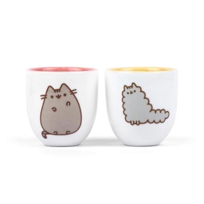 Pusheen Egg Cup 2 Pack Stormy & Pusheen