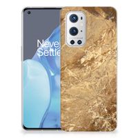 OnePlus 9 Pro TPU Siliconen Hoesje Marmer Creme