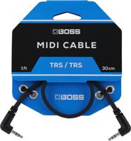 BOSS BCC-1-3535 audio kabel 0,3 m 3.5mm TRS Zwart - thumbnail