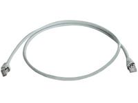 Telegärtner L00006D0078 RJ45 Netwerkkabel, patchkabel CAT 5e F/UTP 15.00 m Grijs Vlambestendig, Snagless 15 m