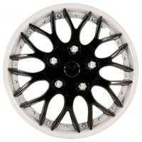 AutoStyle wieldoppen Missouri 14 inch ABS zwart/wit set van 4