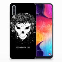 Silicone Back Case Samsung Galaxy A50 Skull Hair