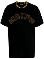 Mostly Heard Rarely Seen Varsity logo-embroidered cotton T-shirt - Noir - thumbnail