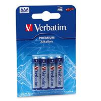 Verbatim AAA-alkalinebatterijen - 1.5V, 4-pack
