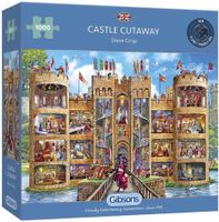 Castle Cutaway Puzzel 1000 Stukjes - thumbnail