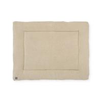 Jollein boxkleed Bliss knit 75x95cm nougat/coral fleece