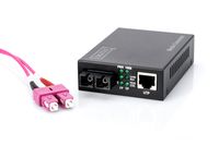 Digitus Fast Ethernet, RJ-45/SC netwerk media converter 100 Mbit/s 1310 nm Multimode Zwart - thumbnail