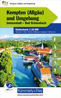 Wandelkaart 46 Outdoorkarte Kempten (Allgäu) und Umgebung | Kümmerly & - thumbnail