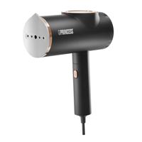 Princess vouwbare kledingstomer – 2-in-1 stoomstrijkijzer met pluizenverwijderaar – doodt 99% van alle bacteriën – verwarmt in 30 seconden – licht – 1300 W – 332890