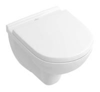 Villeroy & Boch O.Novo compact hangtoilet incl. toiletbril met softclose en quickrelease Wit alpin