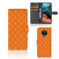 Xiaomi Poco F2 Pro Telefoon Hoesje Batik Oranje - thumbnail