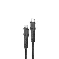 Momax Tough Link Lightning to Type-C Cable (1.2m) DL33D - Zwart