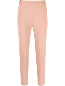 Elisabetta Franchi pantalon skinny à taille haute - Rose