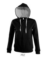 Sol’s L481 Contrast Hooded Zip Jacket Soul Women - thumbnail