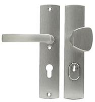 Axa Curve Plus RVS-Look PC72 Veiligheidsbeslag Greep/kruk met kerntrekbeveiliging SKG***