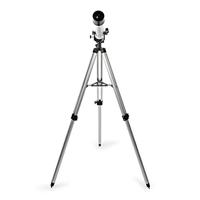 Telescoop - Diafragma: 70 mm - Brandpuntsafstand: 700 mm - Finderscope: 5 x 24 - Maximale werkhoogte: 125 cm - Tripod - Wit/Zwart