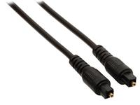 Valueline 1m Toslink Male naar Male Digitale Audio Kabel - Zwart
