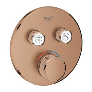 Grohe Grohtherm Smartcontrol Afbouwdeel Thermostaat Warm Sunset Geborsteld