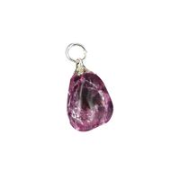 Edelstenen Hanger Bergkristal Crackle Roze