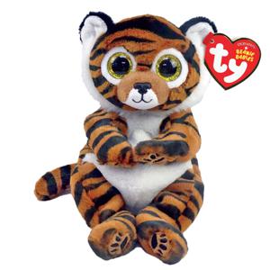 TY Beanie Babies Knuffel Tijger Clawdia 15 cm