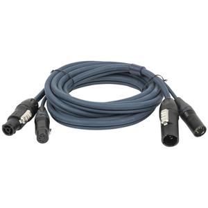 DAP FP-14 hybride kabel PowerCON True1 - 5p XLR 15 meter