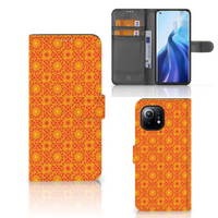 Xiaomi Mi 11 Telefoon Hoesje Batik Oranje