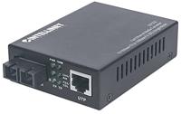 Intellinet 507332 Fast Ethernet Single Mode Media Converter zwart