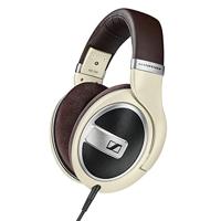 Sennheiser HD 599 koptelefoon met ronde oren en open achterkant - ivoor