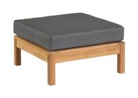 Exotan Outdoor Hocker St. Peter Teakhout, 75 x 75cm - Grijs