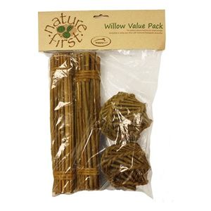 Happy pet Wilgen value pack 2 sticks / 2 ballen