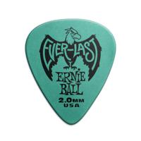 Ernie Ball 9196 Teal Everlast 2.0 mm plectrumset (12 stuks)